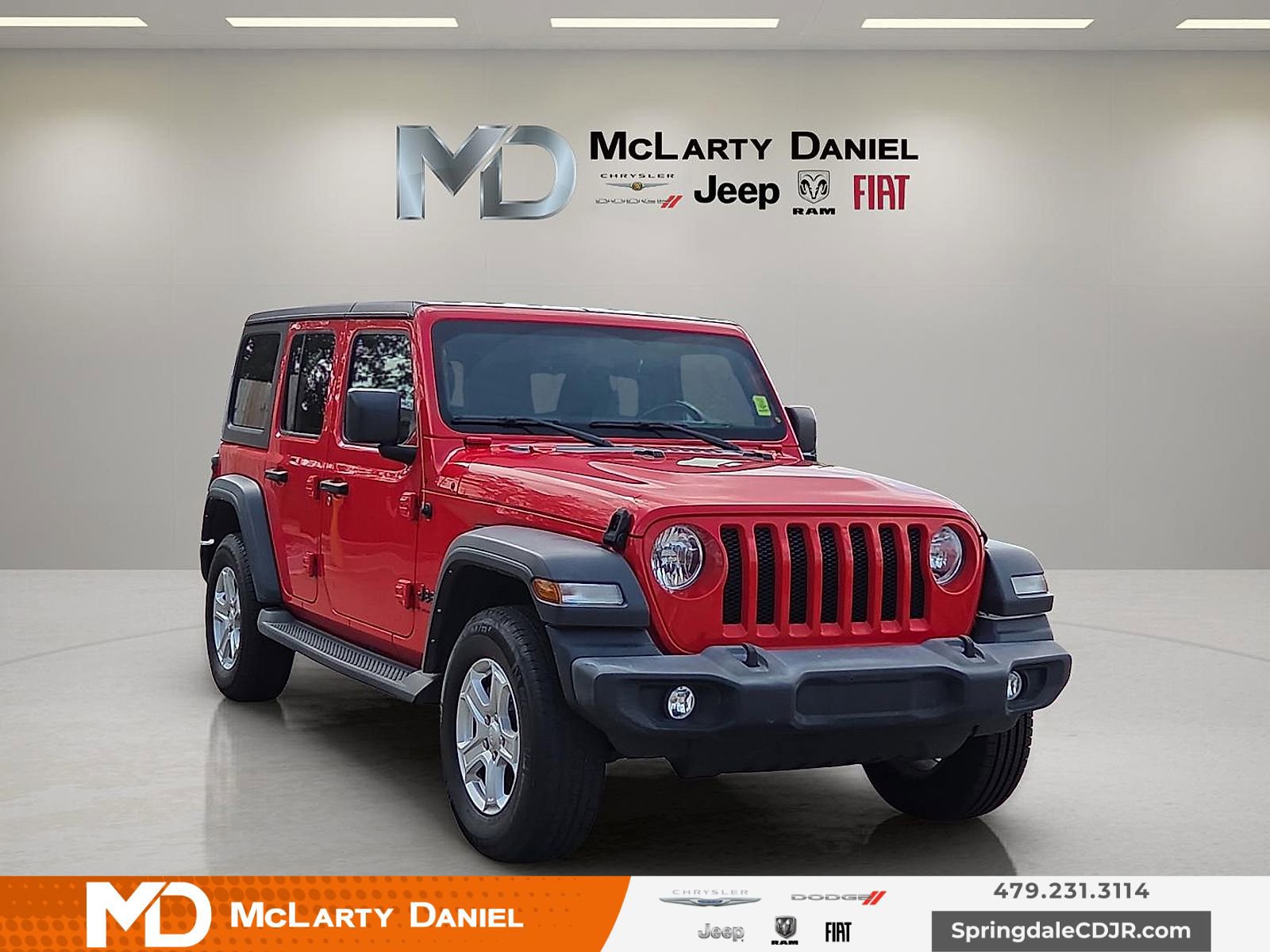 Used 2023 Jeep Wrangler Unlimited Sport AWD/4WD image 1