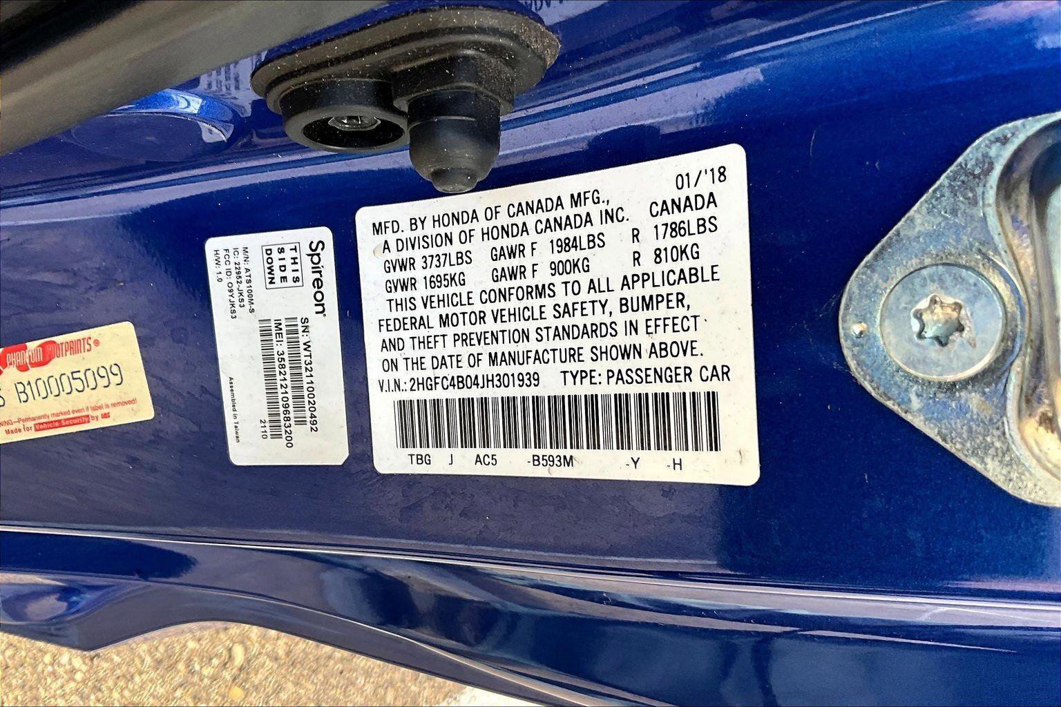 Used 2018 Honda Civic LX-P image 35