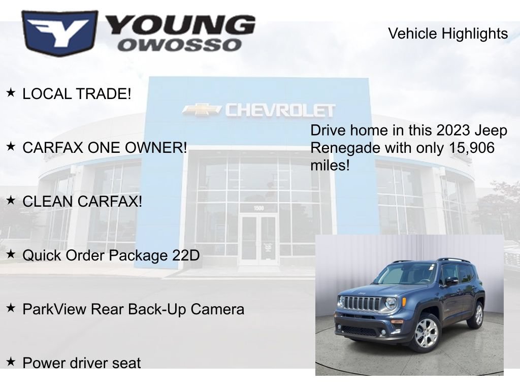 Used 2023 Jeep Renegade Limited AWD/4WD image 7