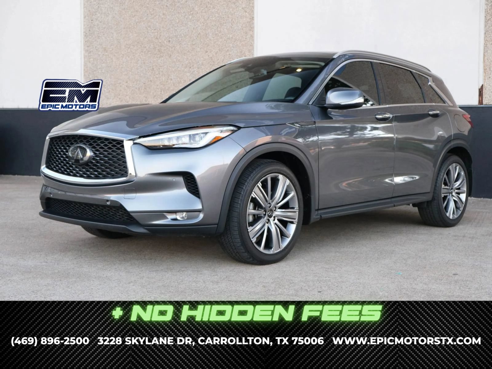 Used 2022 INFINITI QX50 Sensory FWD video 1