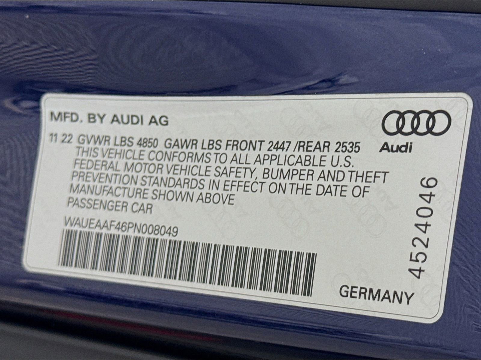 Certified 2023 Audi A4 2.0T Premium Plus w/ Premium Plus Package image 33