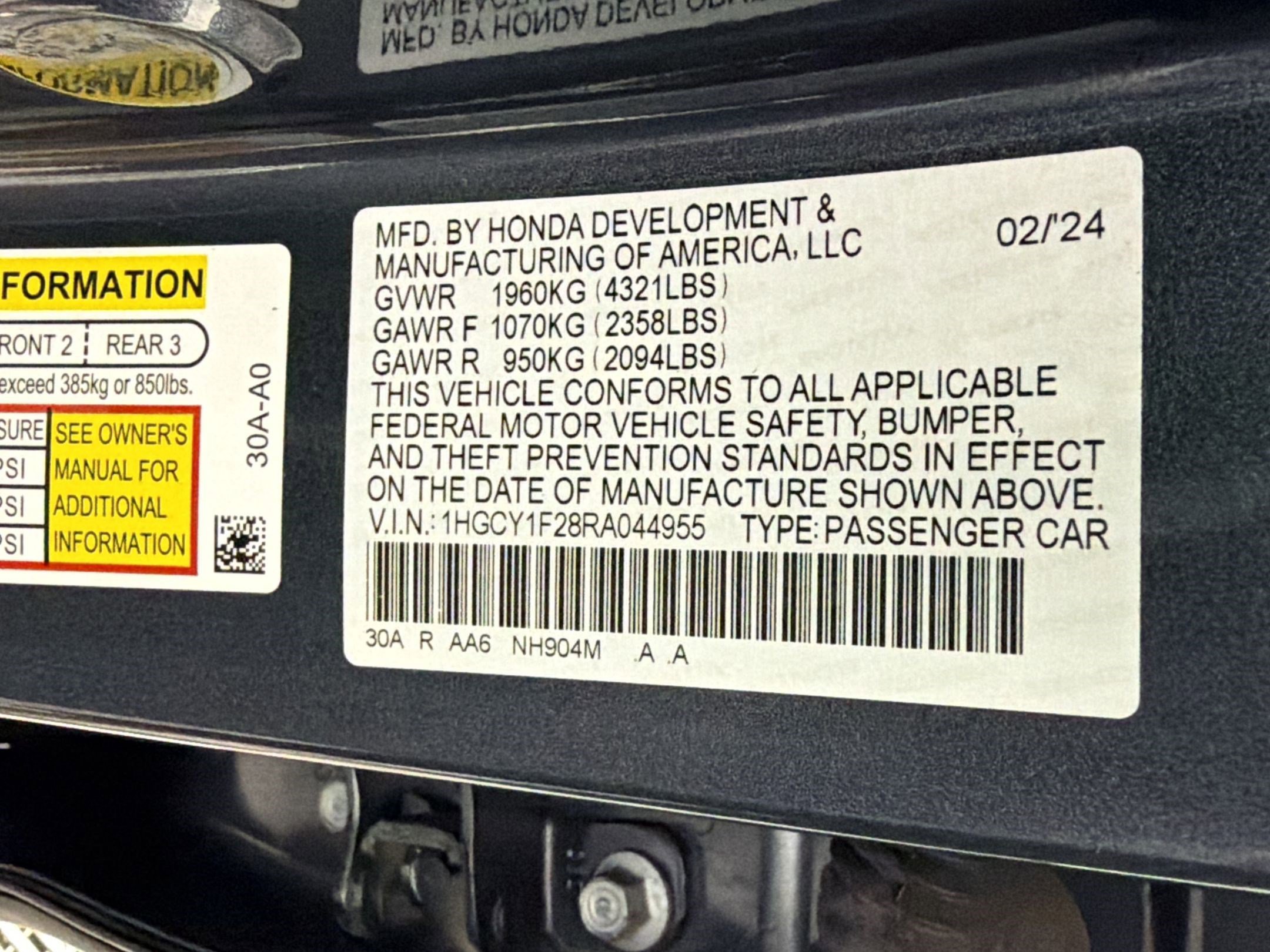 Used 2024 Honda Accord LX image 16