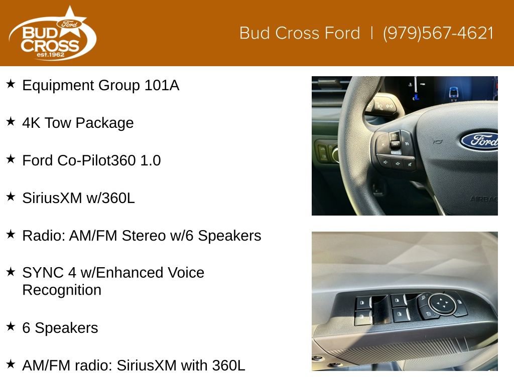 New 2025 Ford Maverick XL w/ Equipment Group 101A image 4