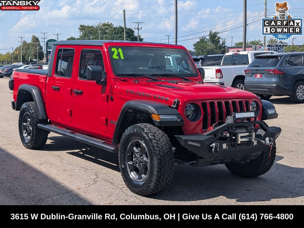 Used 2021 Jeep Gladiator Rubicon w/ LED Lighting Group AWD/4WD 360° Tour