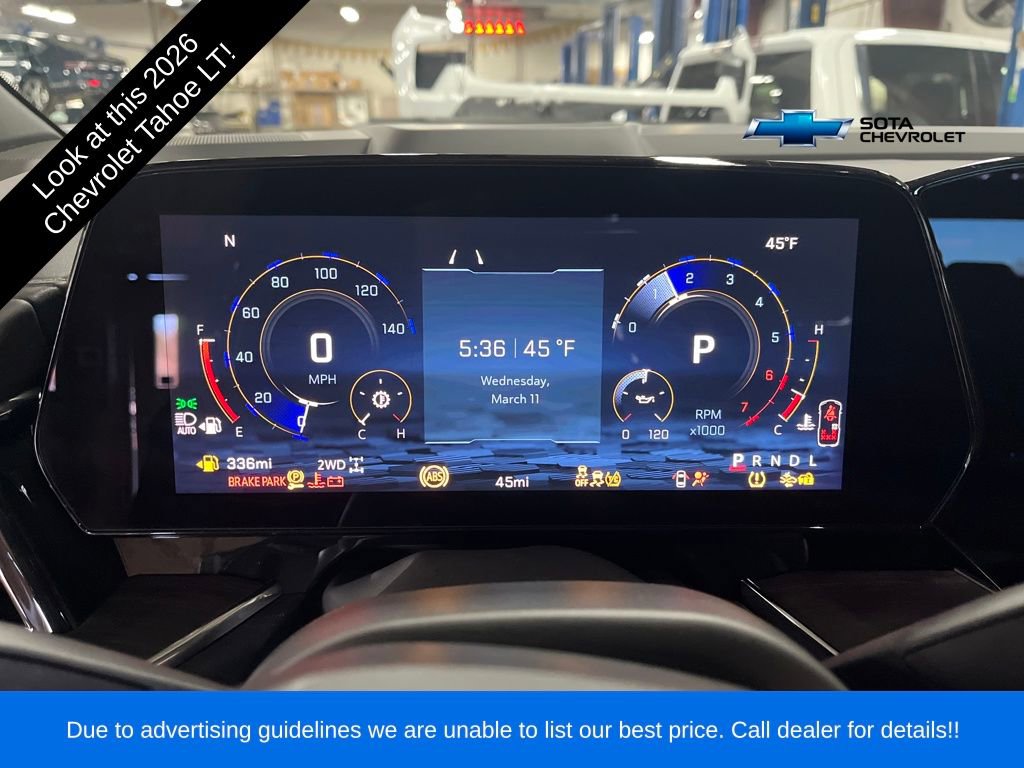 New 2026 Chevrolet Tahoe LT w/ Comfort Package image 15