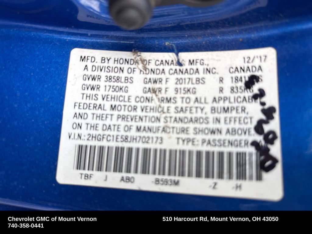 Used 2018 Honda Civic Si image 31