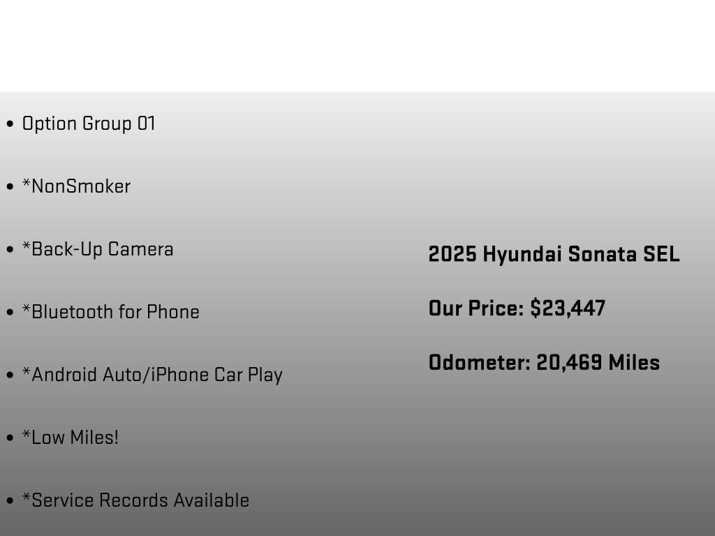 Used 2025 Hyundai Sonata SEL FWD image 6
