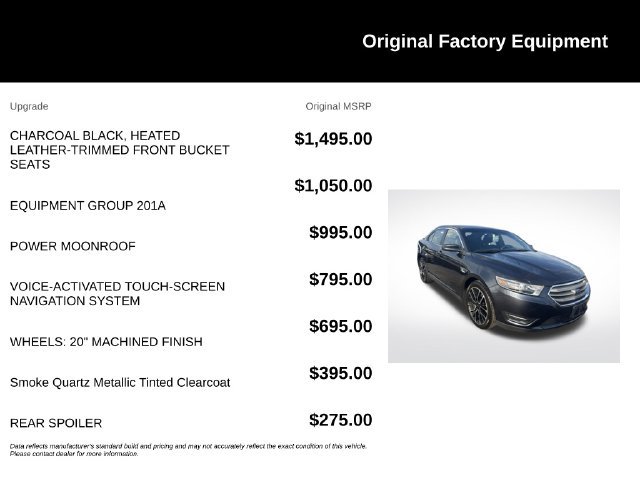 Used 2017 Ford Taurus SEL w/ Equipment Group 201A FWD image 9