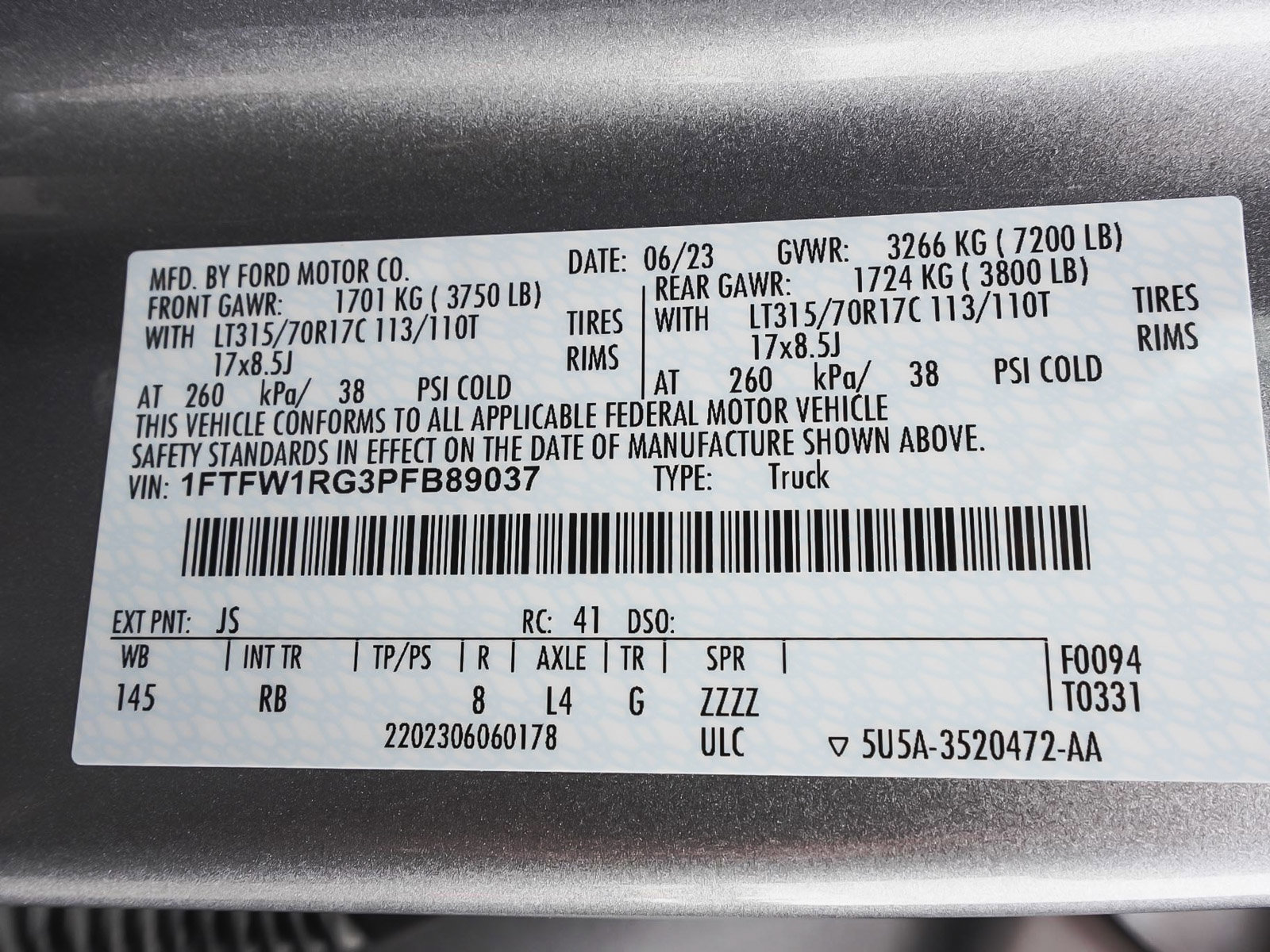 Used 2023 Ford F150 Raptor AWD/4WD image 16