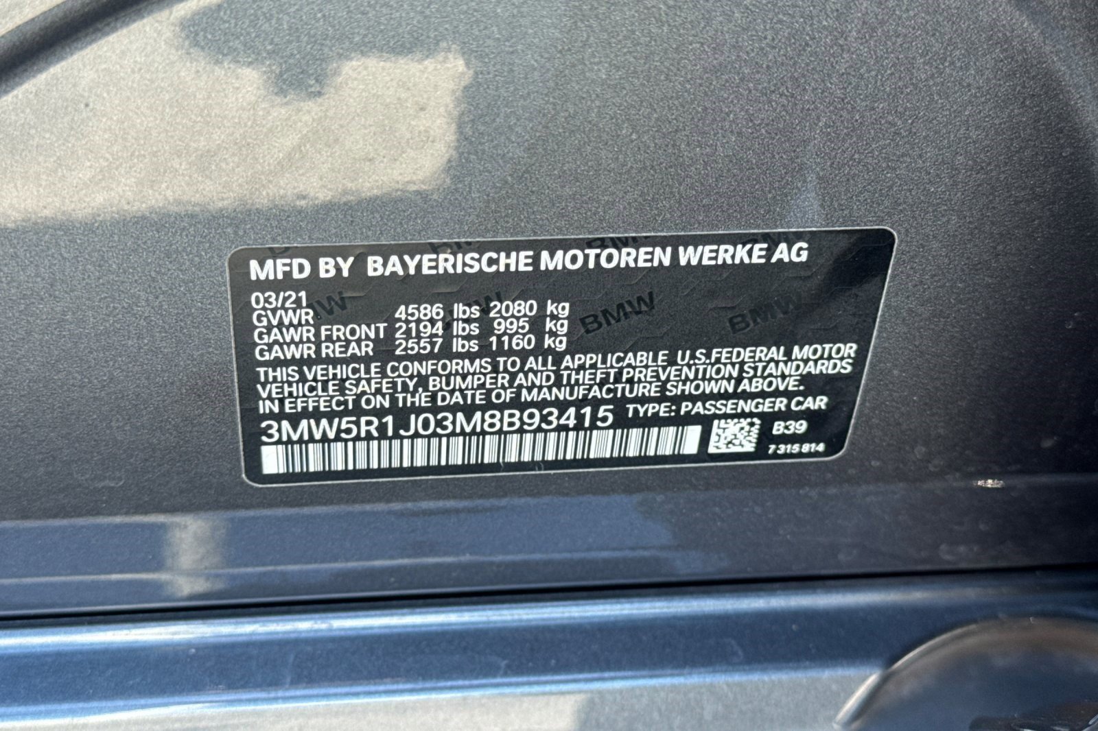 Used 2021 BMW 330i Sedan w/ Driving Assistance Package RWD image 20