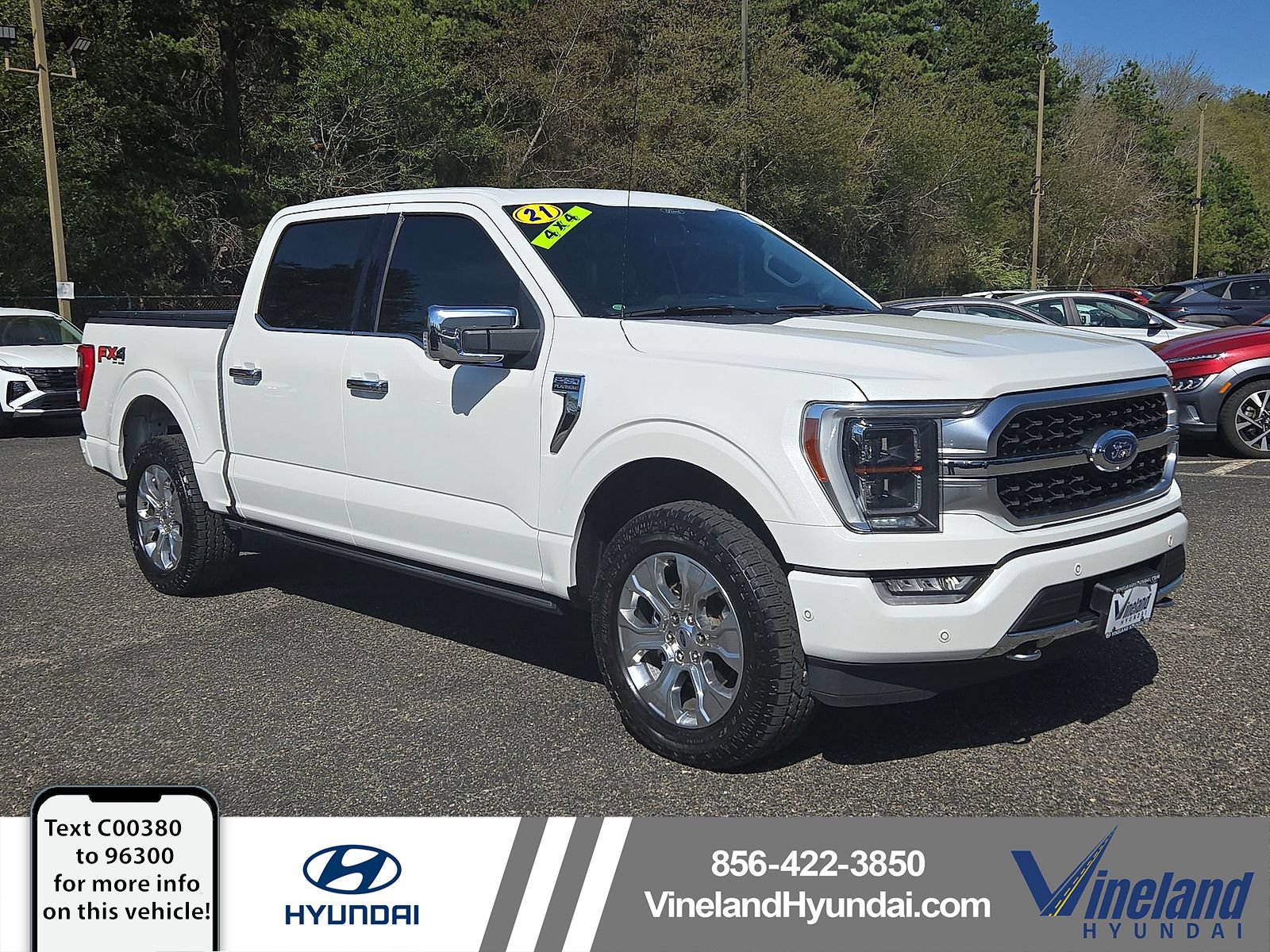 Used 2021 Ford F150 Platinum w/ Equipment Group 701A High AWD/4WD image 1