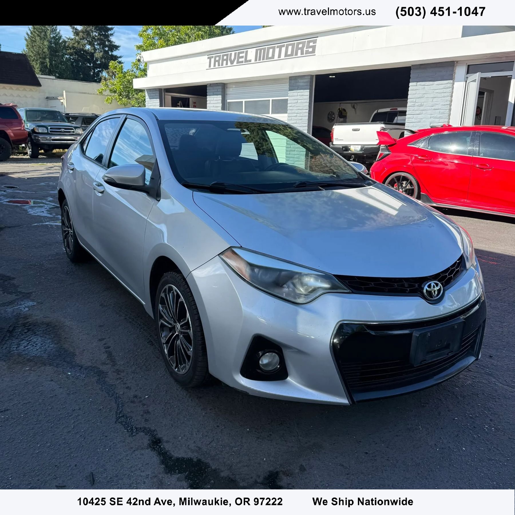 Used 2015 Toyota Corolla S FWD image 3