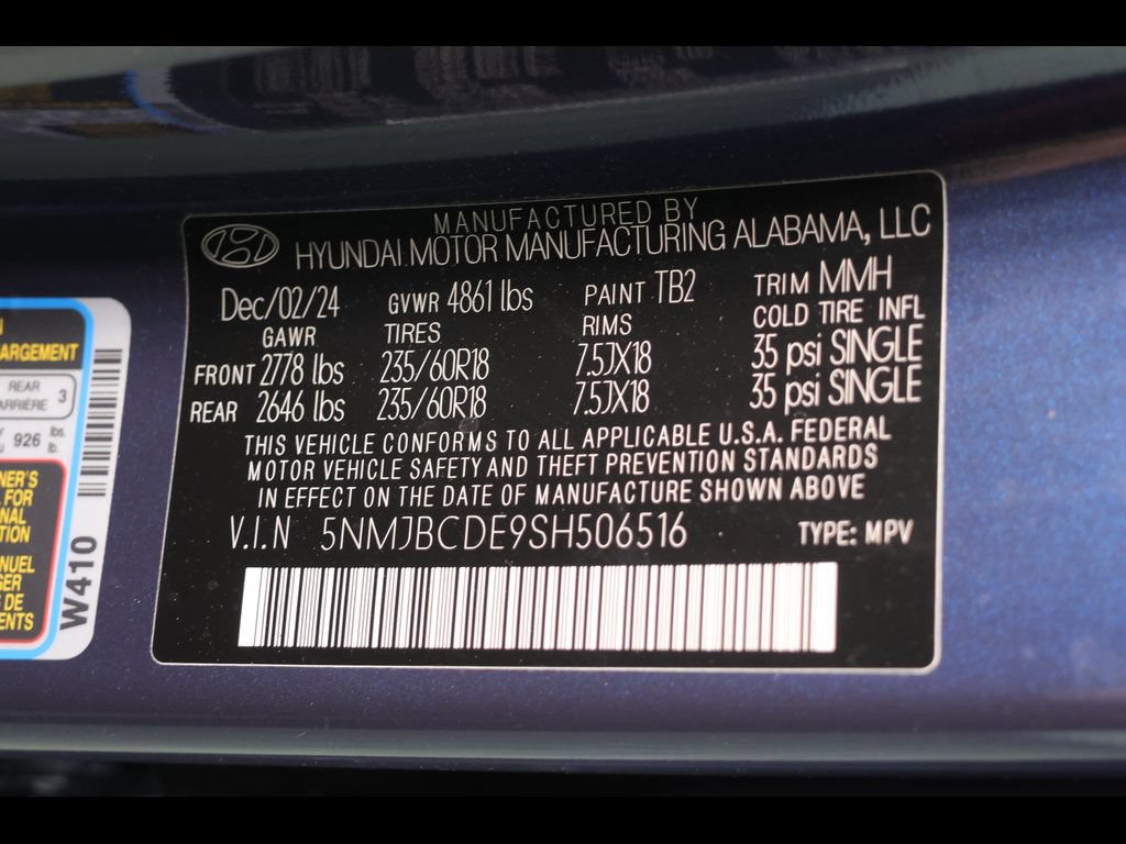 Used 2025 Hyundai Tucson SEL AWD/4WD image 32
