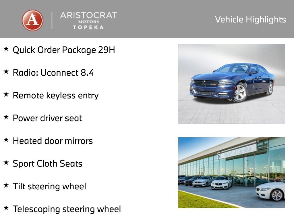 Used 2016 Dodge Charger SXT image 2