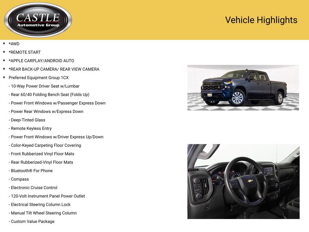 Used 2022 Chevrolet Silverado 1500 Custom image 3