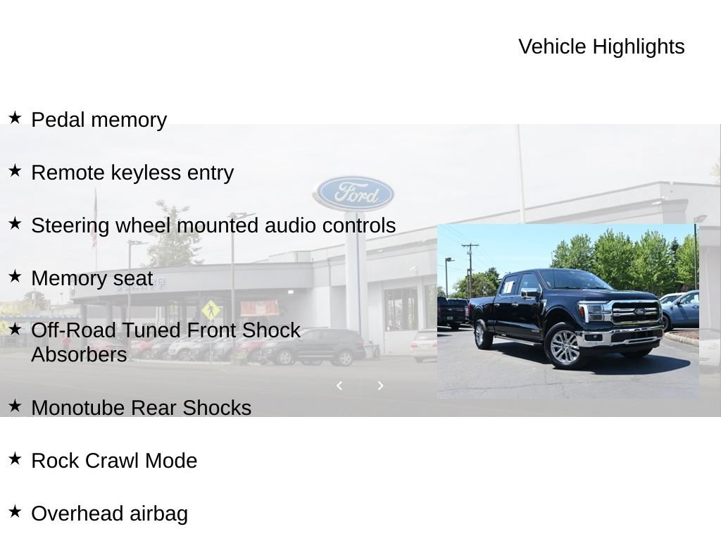 Used 2025 Ford F150 Lariat w/ Equipment Group 501A Mid AWD/4WD image 27