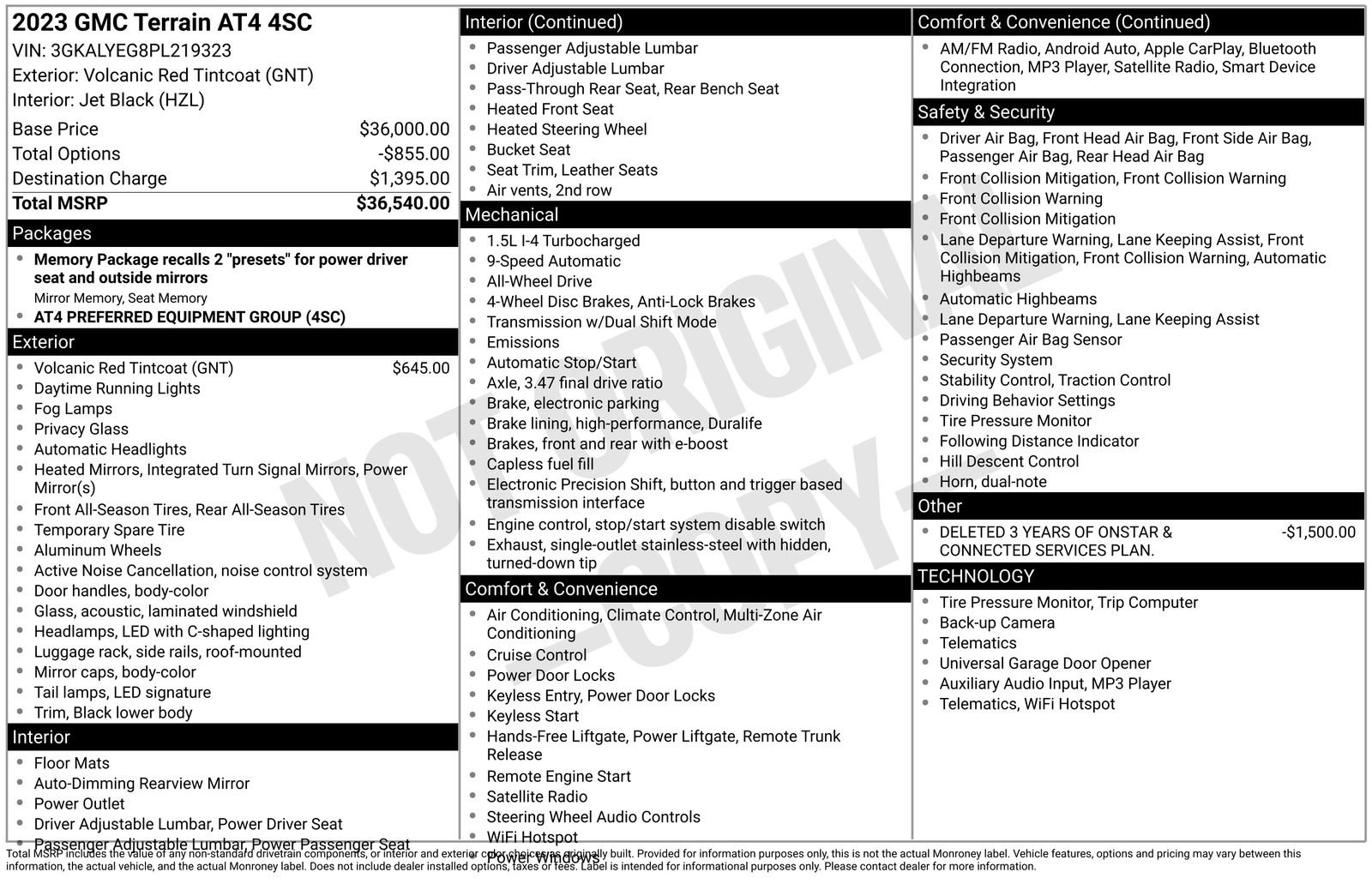 Used 2023 GMC Terrain AT4 image 37