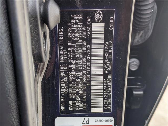 Used 2017 Toyota Camry SE w/ Moonroof Package image 22