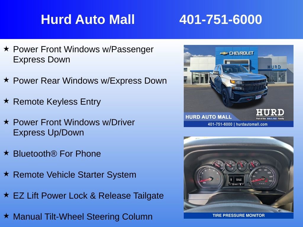 Used 2020 Chevrolet Silverado 1500 Custom Trail Boss w/ Custom Convenience Package image 36