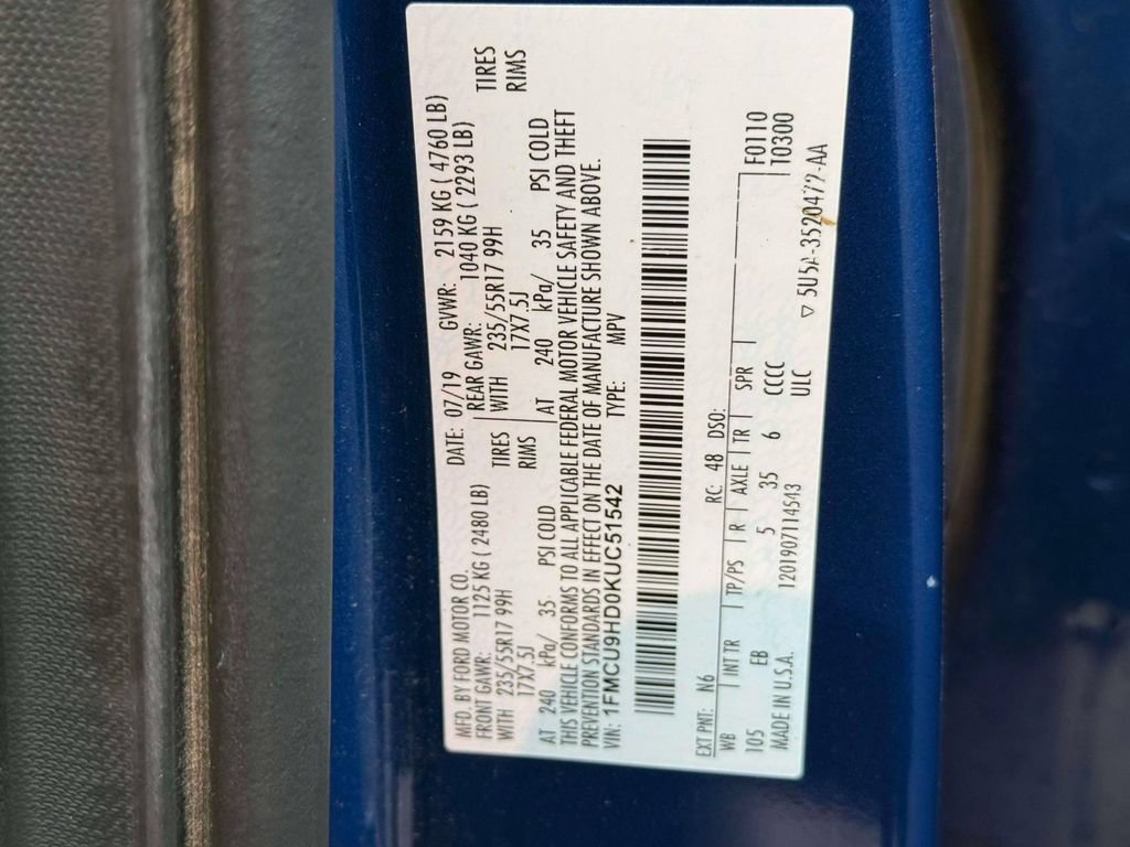 Used 2019 Ford Escape SEL AWD/4WD image 14