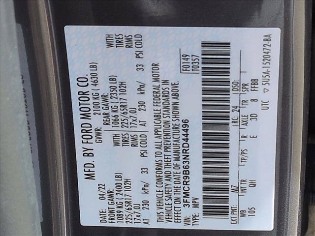 Used 2022 Ford Bronco Sport Big Bend w/ Convenience Package AWD/4WD image 24