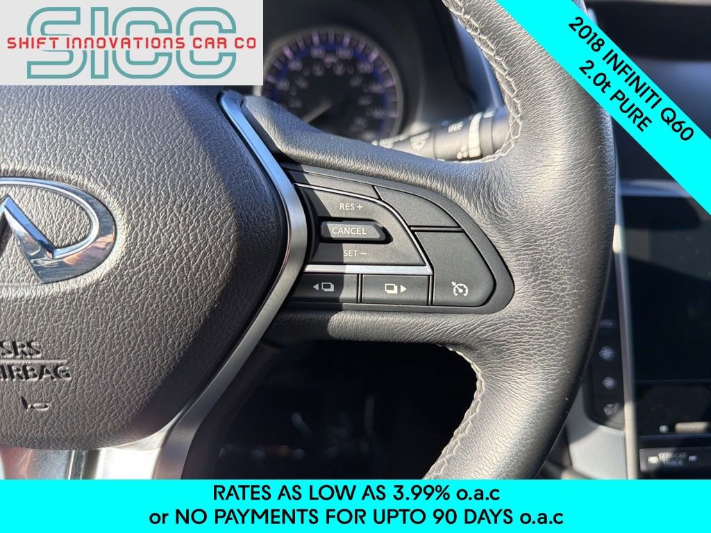 Used 2018 INFINITI Q60 2.0t w/ Moonroof Package RWD image 12