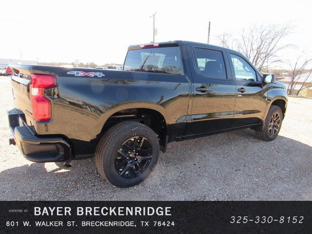 Used 2024 Chevrolet Silverado 1500 Custom w/ LPO, Dark Essentials Package AWD/4WD image 3