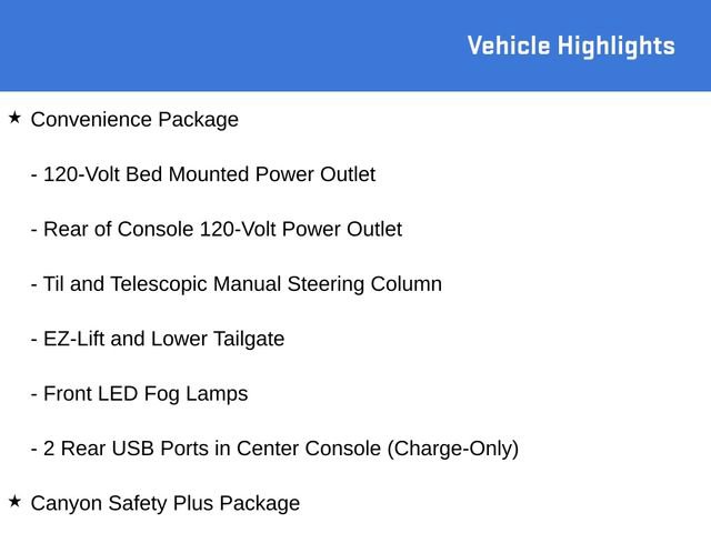 New 2026 GMC Canyon Elevation w/ Convenience Package image 10