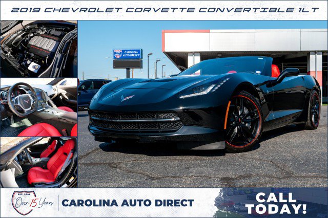 Used 2019 Chevrolet Corvette Stingray Convertible w/ 1LT image 1