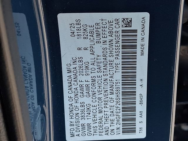 Used 2025 Honda Civic LX image 27