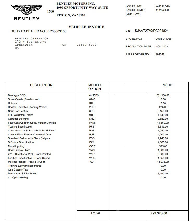 Used 2023 Bentley Bentayga AWD/4WD image 34