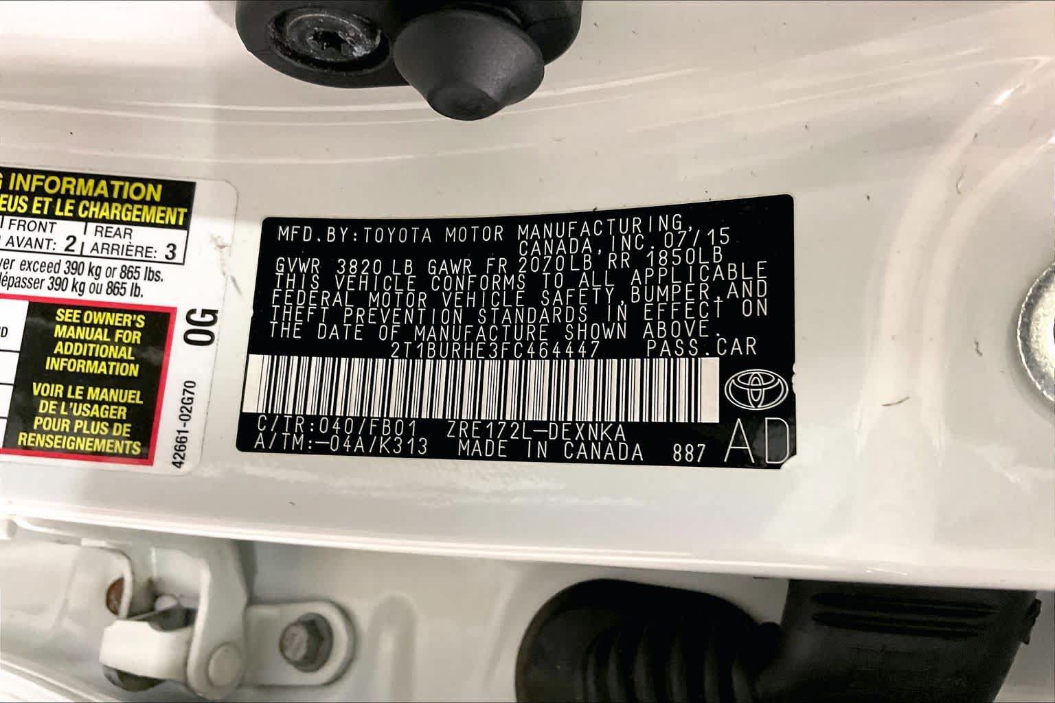 Used 2015 Toyota Corolla LE FWD image 34