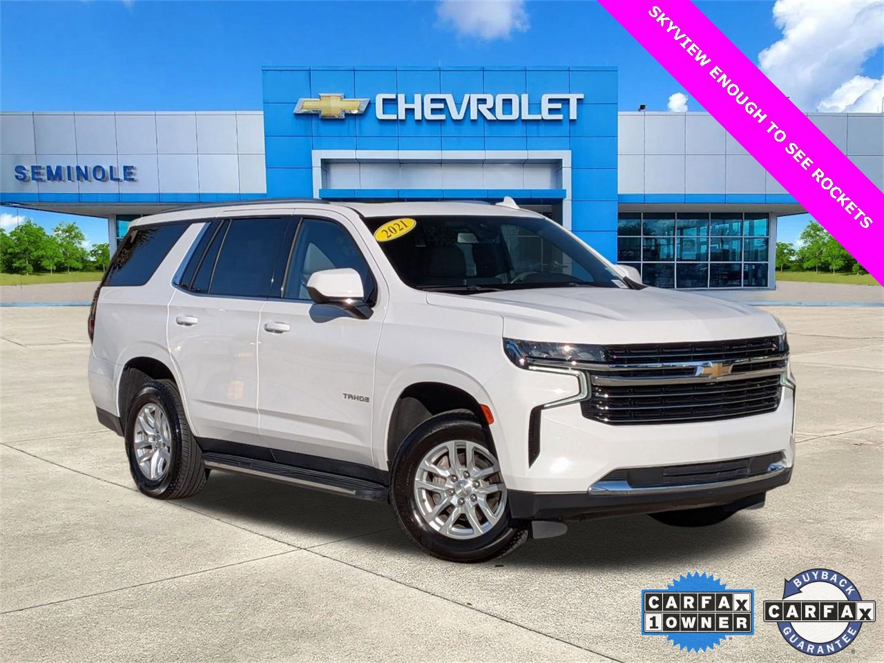 Used 2021 Chevrolet Tahoe LT w/ Rear Media and Nav Package