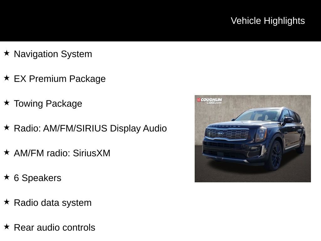 Used 2021 Kia Telluride EX w/ EX Premium Package image 2