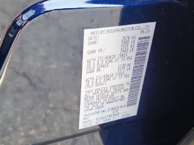 Certified 2024 Nissan Pathfinder SV AWD/4WD image 18