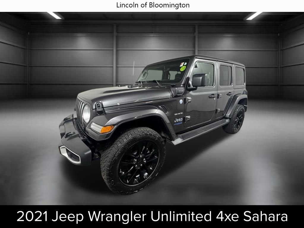 Used 2021 Jeep Wrangler Unlimited Sahara w/ Cold Weather Group image 1