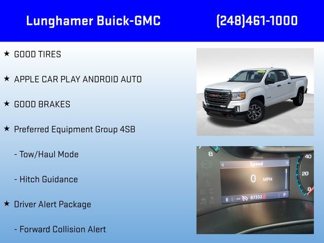 Used 2021 GMC Canyon AT4 w/ Driver Alert Package AWD/4WD image 6