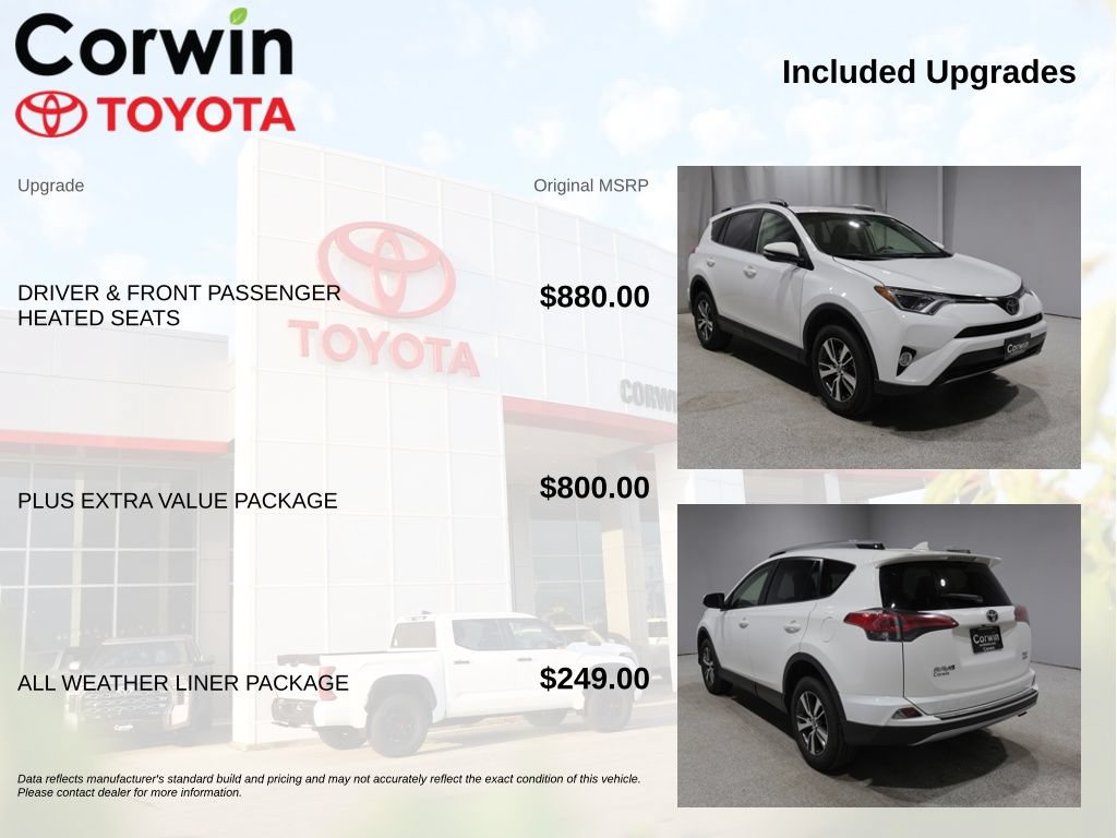 Used 2018 Toyota RAV4 XLE w/ Plus Extra Value Package AWD/4WD image 4