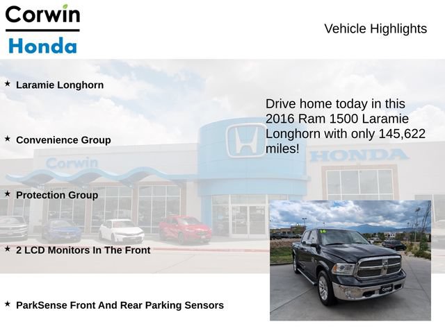 Used 2016 RAM 1500 Laramie Longhorn w/ Convenience Group AWD/4WD image 7