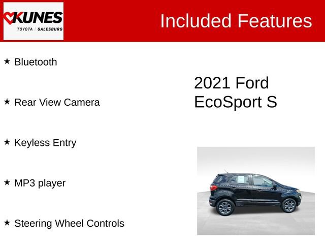 Used 2021 Ford EcoSport S FWD image 2