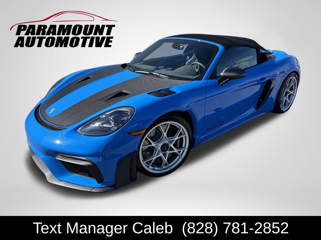 Used 2025 Porsche 718 Boxster Spyder RS w/ Weissach Package RWD 360° Tour