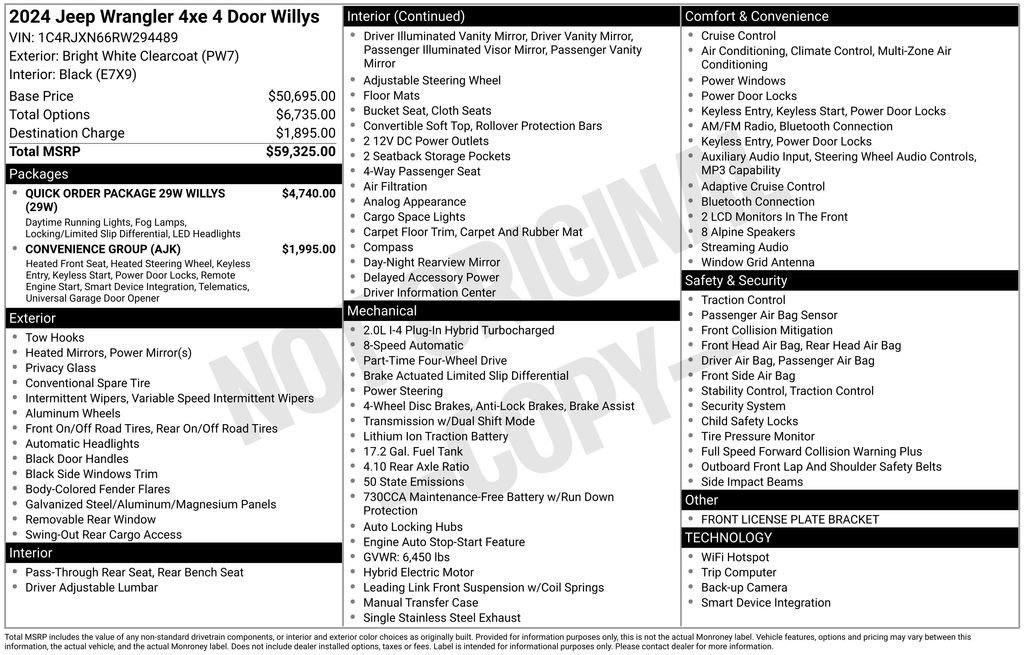 Used 2024 Jeep Wrangler Willys 4xe image 35
