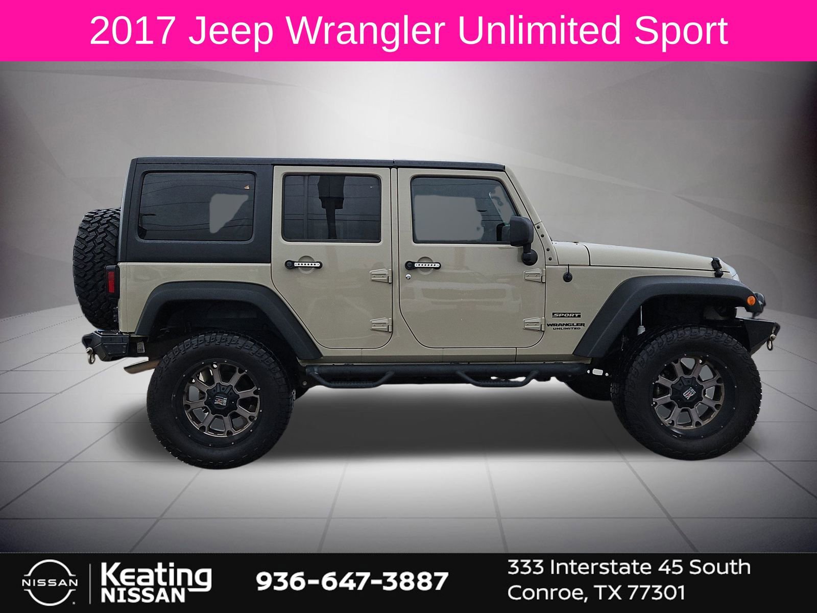 Used 2017 Jeep Wrangler Unlimited Sport w/ Quick Order Package 24S image 2