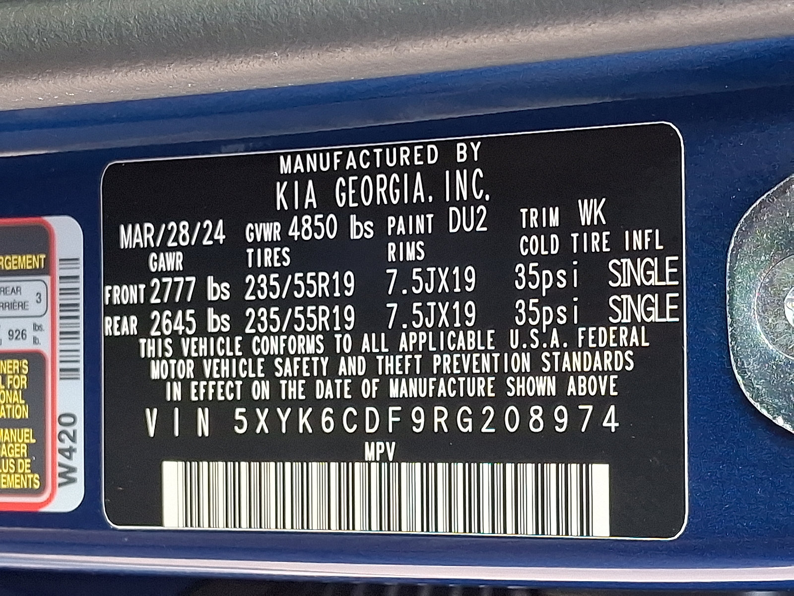 Certified 2024 Kia Sportage X-Line w/ X-Line Premium Package AWD/4WD image 29