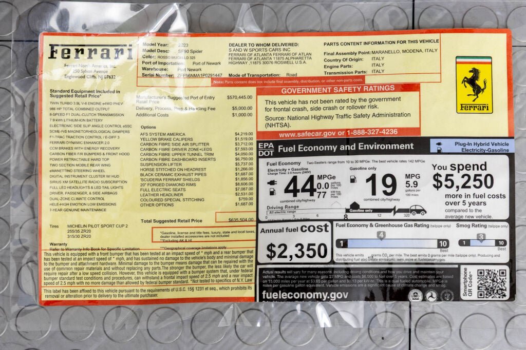 Certified 2023 Ferrari SF90 Spider image 33