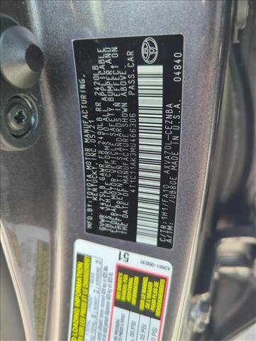 Certified 2021 Toyota Camry LE FWD image 26