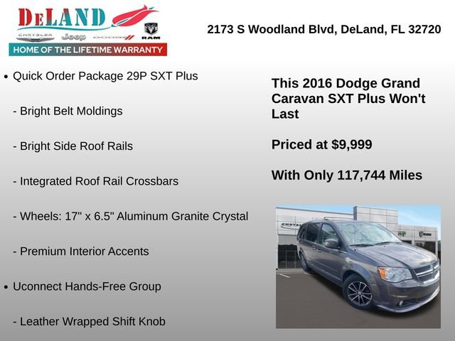 Used 2016 Dodge Grand Caravan SXT FWD image 3