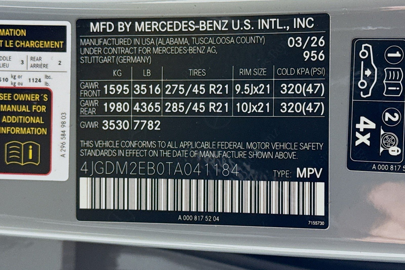 New 2026 Mercedes-Benz EQS 400 4MATIC SUV image 24
