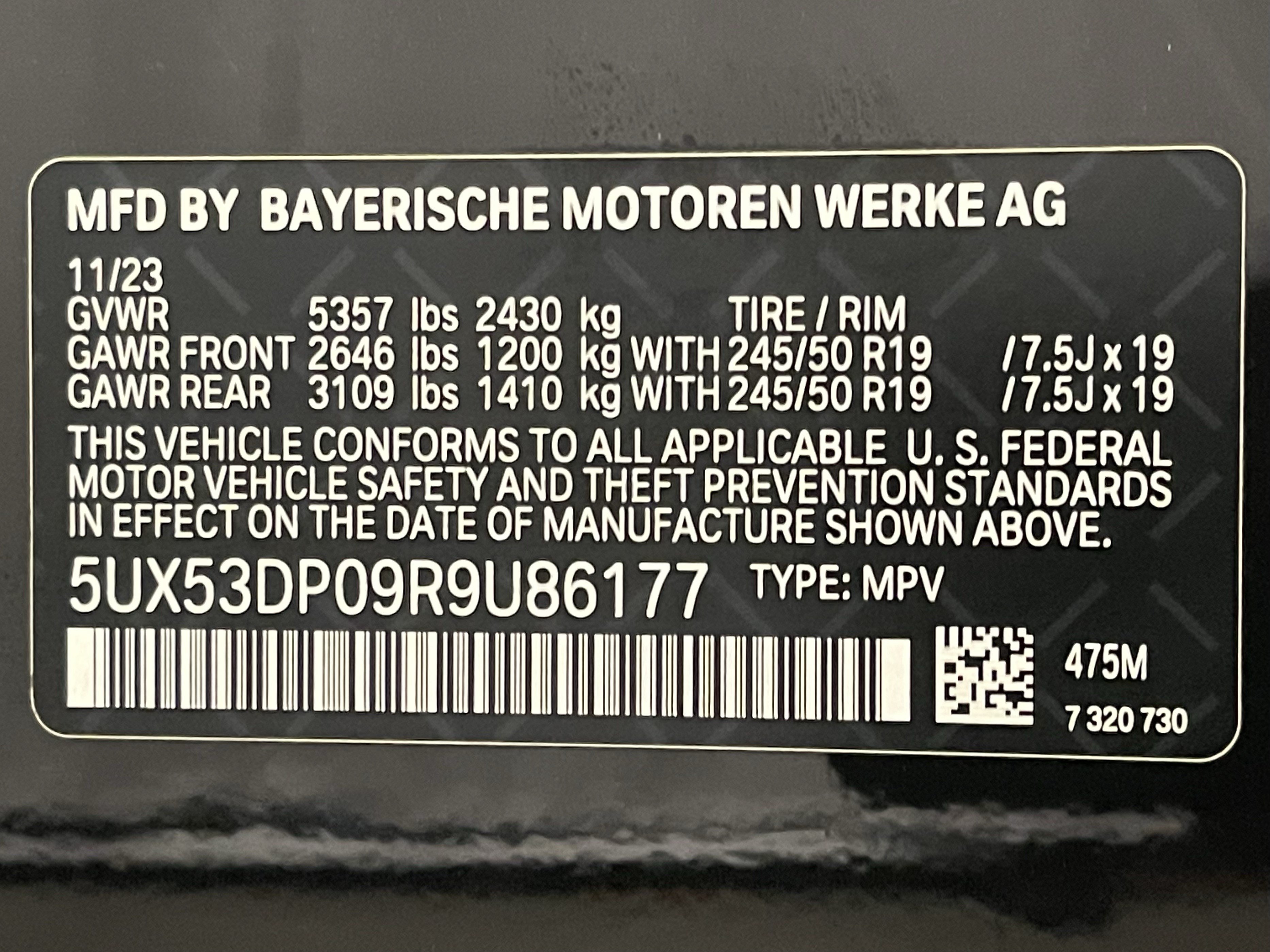 Certified 2024 BMW X3 xDrive30i w/ M Sport Package AWD/4WD image 25