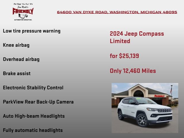 Used 2024 Jeep Compass Limited AWD/4WD image 20
